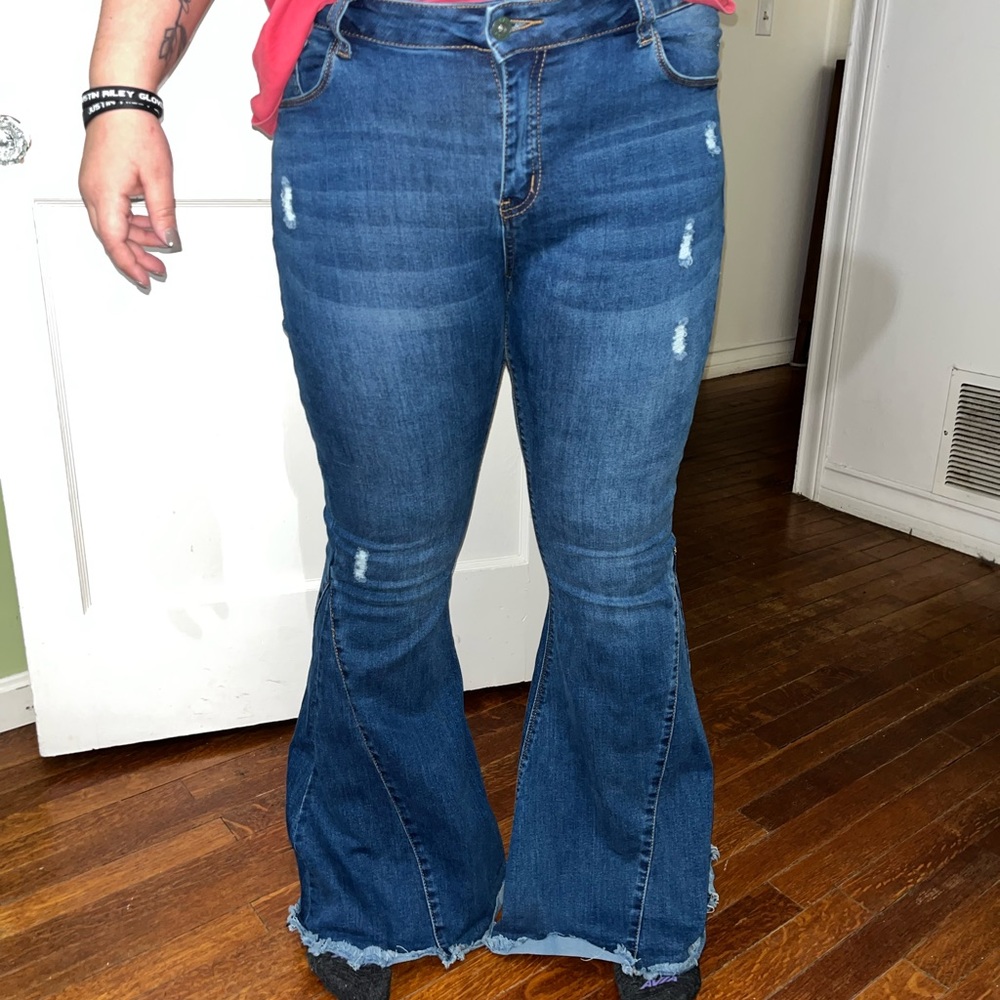 Bell bottom jeans